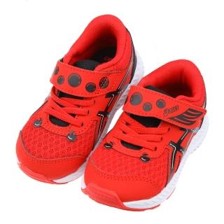 【布布童鞋】asics亞瑟士CONTEND童趣瓢蟲紅色兒童機能運動鞋(J2R269A)