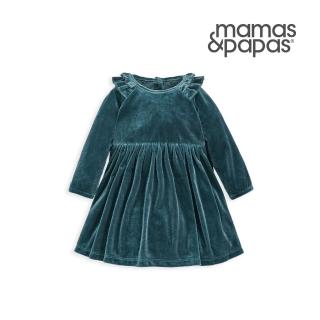 【Mamas & Papas】回到斯圖亞特-長袖洋裝-綠(5種尺寸可選)