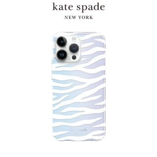 【KATE SPADE】iPhone 14 精品手機殼 動感斑紋(保護殼/手機套/iPhone13可共用)