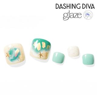 即期品【DASHING DIVA】glaze足部凝膠美甲貼_碧綠藍眼(240901)