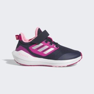 【adidas 愛迪達】EQ21 Run 2.0 EL K 中童 慢跑鞋 運動 休閒 緩震 魔鬼氈 包覆 深藍(GZ2308)