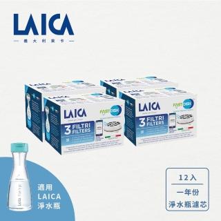 【LAICA 萊卡】Clear 輕巧便攜型淨水瓶濾芯 1.0L(義大利工藝設計)