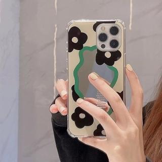 【LOYALTY】iPhone14Plus/14Pro/14ProMax小眾個性鏡面花朵造型手機保護殼