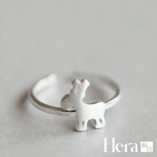 【HERA 赫拉】可愛麋鹿拉絲開口戒指 H111112301(飾品)