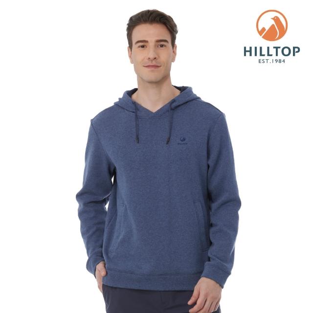 【Hilltop 山頂鳥】刷毛上衣 男款 深藍｜PH51XMK5ECE0