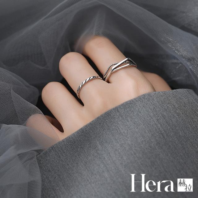 【HERA 赫拉】個性冷淡風組合戒指 H111120703(飾品)