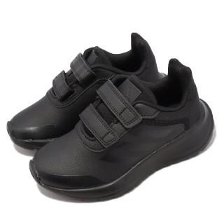 【adidas 愛迪達】慢跑鞋 Tensaur Run 2 CF K 中大童 女鞋 路跑 皮革 魔鬼氈 基本款 愛迪達(GZ3443)