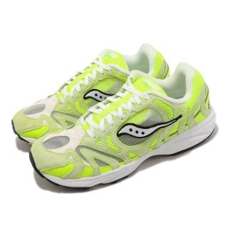 【SAUCONY 索康尼】休閒鞋 Grid Azura 2000 男鞋 螢光黃 綠 復古 支撐 Neon Volt 半透明(S704915)