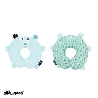 【Les Deglingos】幼兒旅行枕 護頸枕(北極熊/火鳥)