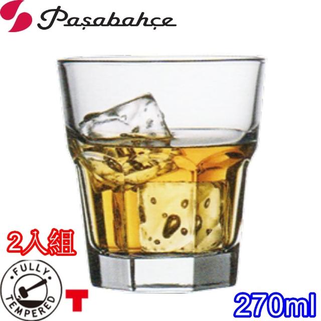 【Pasabahce】強化玻璃威士忌杯270cc(二入組)