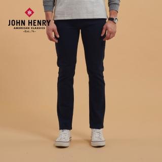 【JOHN HENRY】經典彈性牛仔褲-深藍