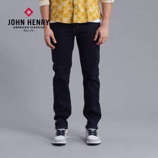 【JOHN HENRY】橘車線彈性牛仔褲