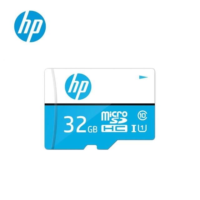 【HP 惠普】U1 C10 MicroSDHC 32GB記憶卡(附轉卡)