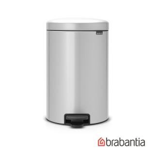 【Brabantia】NEWICON環保垃圾桶-20L金屬灰(荷蘭百年大廠)