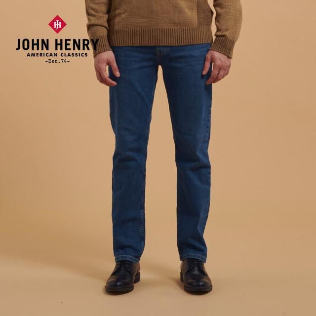 【JOHN HENRY】復古水洗牛仔褲