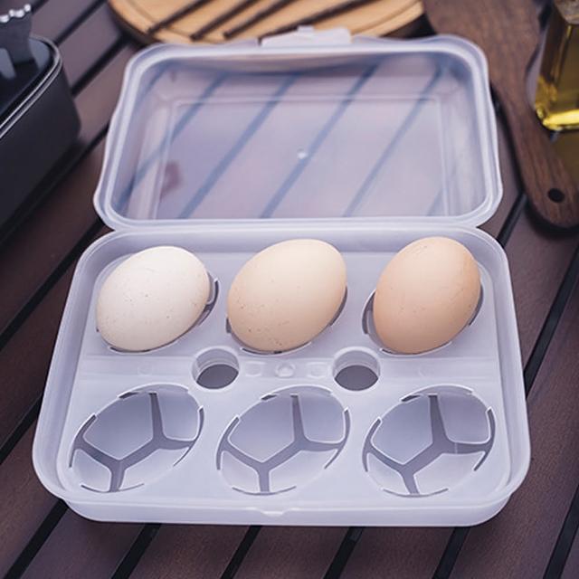 【Fujimont Life】富是山 戶外便攜防震蛋盒/雞蛋收納盒-6顆裝
