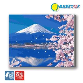 【Manto】富士吟景-淡彩畫布(數字油畫-日本系列-台灣製造)