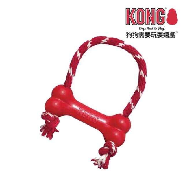 【KONG】Goodie Bone with Rope / 帶繩狗骨頭 XS(寵物玩具/狗玩具)