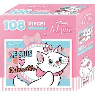 Disney瑪麗貓 108片盒裝拼圖（A）
