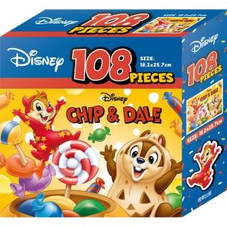 Disney奇奇蒂蒂 108片盒裝拼圖（A）