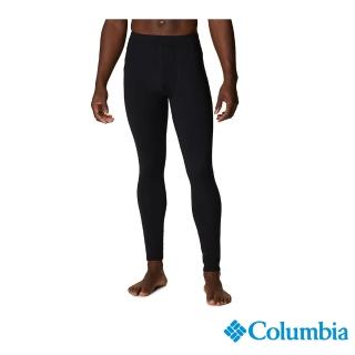 【Columbia 哥倫比亞 官方旗艦】男款-Omni-Heat Infinity金鋁點極暖快排內著長褲-黑(UAM90140BK / 2022年秋