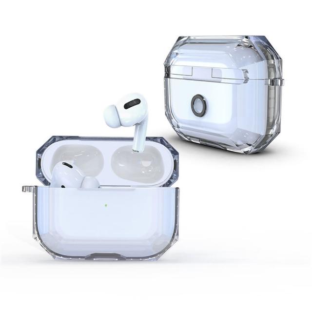 【IN7】Apple AirPods Pro 2 清透系列 透明撞色TPU耳機保護套