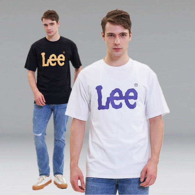 【Lee 官方旗艦】男裝 短袖T恤 / 經典大LOGO 共2色 季節性版型(LL220342K11 / LL220342K14)