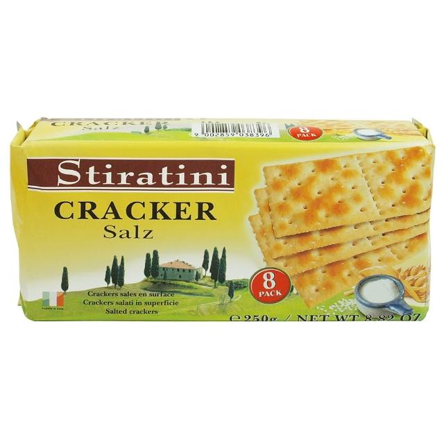即期品【Stiratini】鹽味蘇打餅250g/包(效期：2024/07/25)