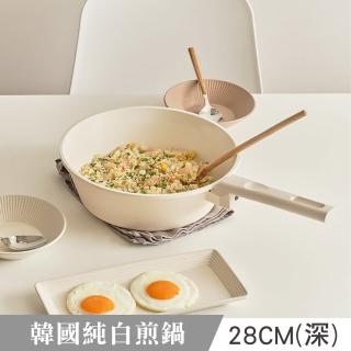 韓國製不沾平底煎鍋28cm(深)