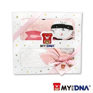 【MY+DNA 熊本部】法蘭絨舒適蓋毯禮盒組-飛天貓(B0023-02-06)