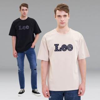 【Lee 官方旗艦】男裝 短袖T恤 / 經典大LOGO 共2色 季節性版型 / 101+ 系列(LL22034197W / LL220341K11)