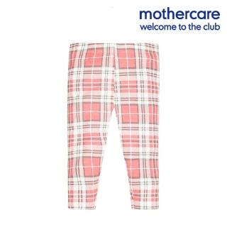 【mothercare】專櫃童裝 粉紅格紋氣質內搭褲(6-12個月)
