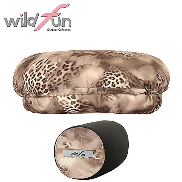 【WildFun 野放】野放可調式舒適頭枕(咖啡豹紋)
