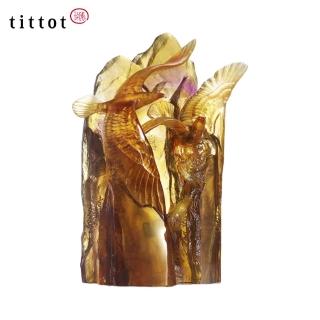 【tittot 琉園】揚翼高飛(送禮/琉璃/禮物/玻璃/藝術品/擺飾)