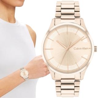 【Calvin Klein 凱文克萊】CK 優雅時尚腕錶-35mm/玫瑰金(CK25200042)