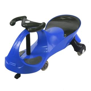 【WISDOM】台灣製造 PU靜音輪星際扭扭車-藍(採用PU靜音輪)