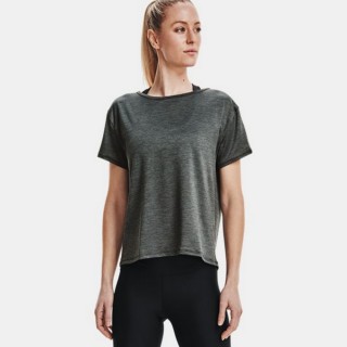 【UNDER ARMOUR】UA Vent短T-Shirt 女 短袖上衣 黑色(1364661-001)