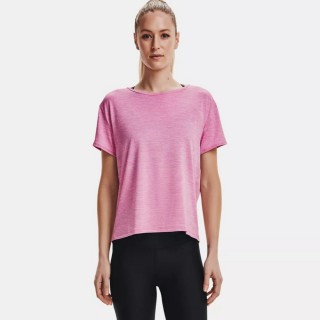 【UNDER ARMOUR】UA Vent短T-Shirt 女 短袖上衣 芭蕾粉(1364661-680)