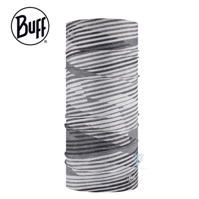 【BUFF】BF129787 經典頭巾 Plus - 黑白線條(BUFF/經典頭巾/Original/排汗/頭巾)