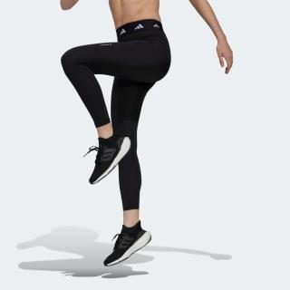 【adidas 愛迪達】Techfit Tights 女 緊身褲 運動 支撐 吸濕 排汗 高腰 舒適 亞洲版 黑(HF6680)