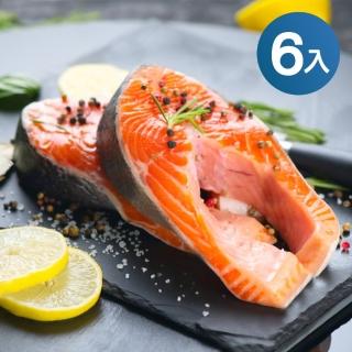 【優食家】頂級超厚智利鮭魚切片350g(6入組)