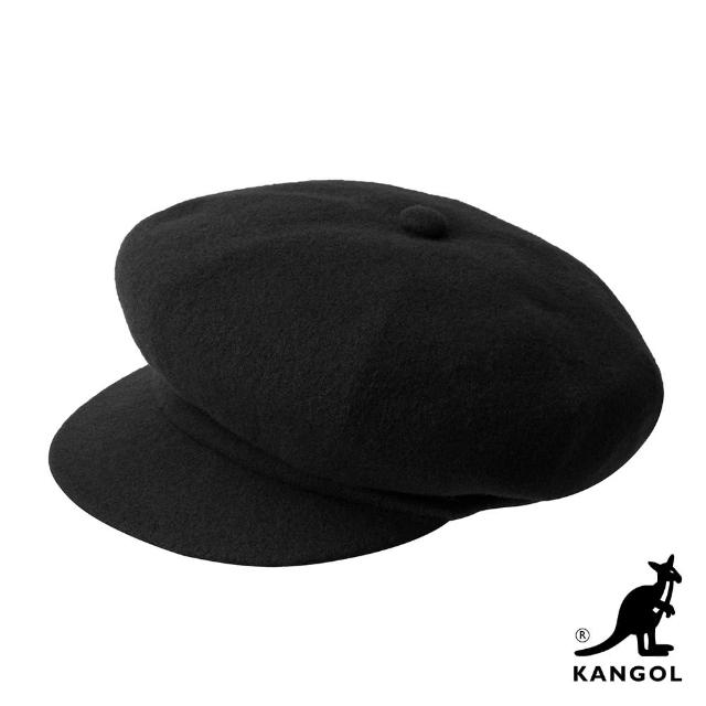 【KANGOL】WOOL 報童帽(黑色)