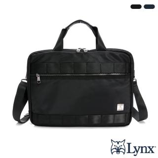 【Lynx】美國山貓菁英15吋商務通勤手提電腦公事包 - 共二色