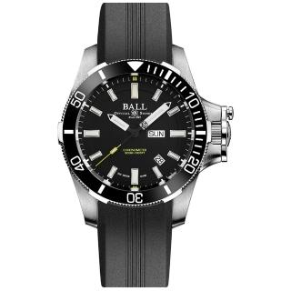 【BALL 波爾】B6_Engineer系列 COSC認證 GMT 自體發光微型氣燈 潛水機械腕錶 母親節 禮物(DM2236A-PCJ-BK)