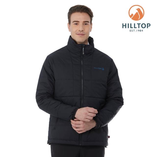 【Hilltop 山頂鳥】科技棉短大衣（可銜接GORE-TEX外件） 男款 黑｜PH22XM09ECA0
