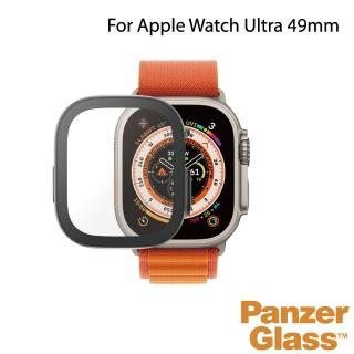 【PanzerGlass】Apple Watch Ultra 49mm 全方位防護高透鋼化漾玻保護殼(黑)