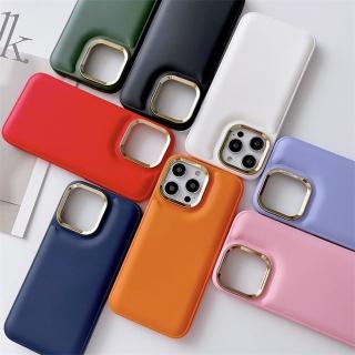 【LOYALTY】iPhone14Plus/14Pro/14ProMax蓬蓬抱枕感鏡頭電鍍手機保護殼 紫色