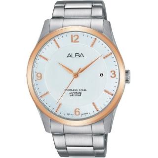 【ALBA】雅柏 簡約紳士時尚手錶-40mm 情人節禮物(VJ42-X211KS/AS9C92X1)