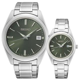 【SEIKO 精工】CS 城市情侶手錶 對錶(SUR527P1+SUR533P1)