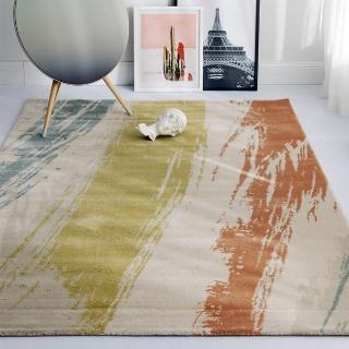 【范登伯格】歐斯特 都會流行進口地毯-刷彩橘(140x200cm)